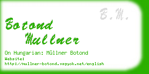 botond mullner business card